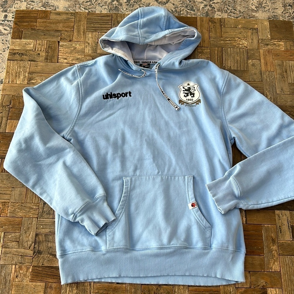 uhlsport Munchen Blue Hoodie Size Medium